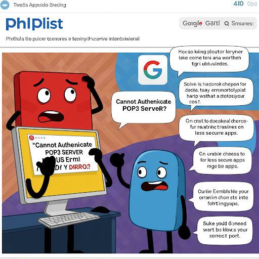 ✅ Cómo solucionar el error “Cannot authenticate to POP3 server” en PHPlist con Gmail