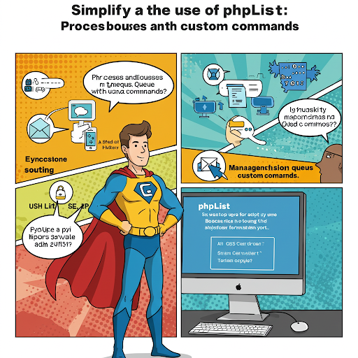 Simplifica el uso de phpList: Procesa Rebotes y Cola con Comandos Personalizados