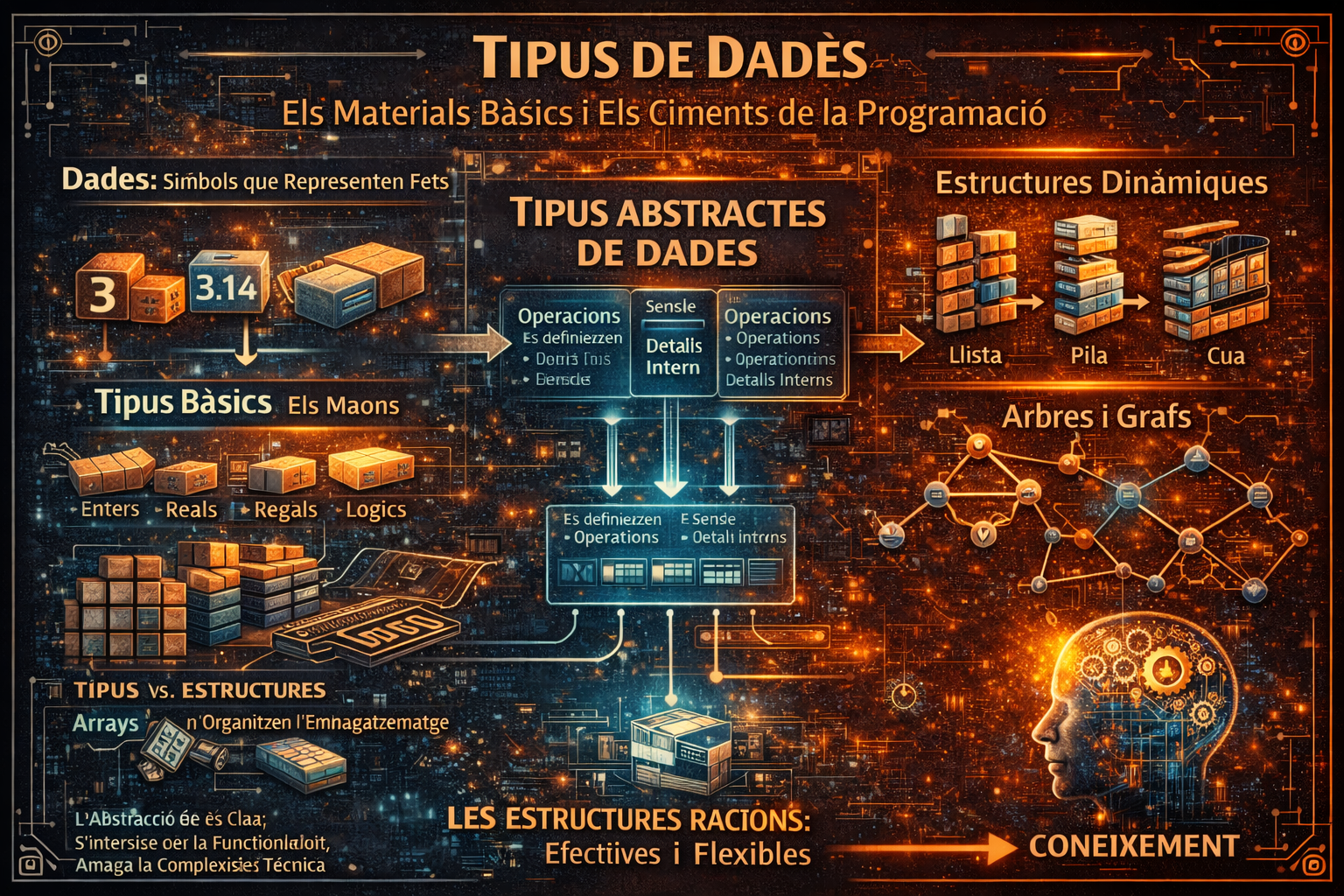 Tipus de Dades i Estructures: El Fonament de la Programació